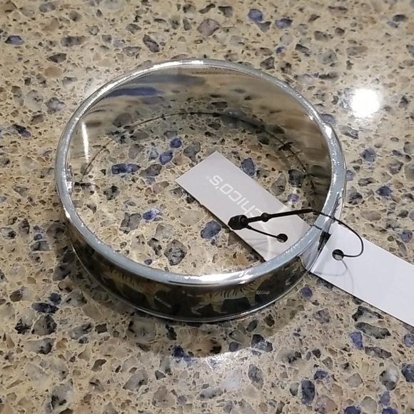 🐅HP🐅 LAST 1! Chico's Tiger Print Cuff Bracelet - Picture 4 of 9